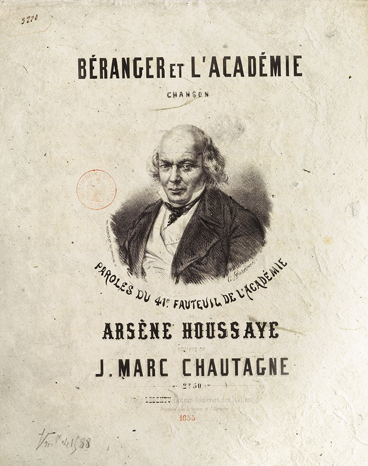 Partition originale de Béranger et l'Académie-1-Le Chant des crimes-Marc Renneville-Gaelis Éditions1